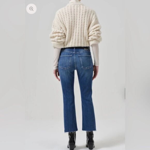 CITIZENS OF HUMANITY Jeans Boot Cut Isola High Waist Med Wash Blue Size 25 - Picture 5 of 13